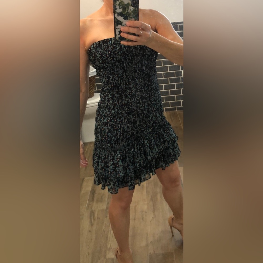 AX ARMANI EXCHANGE Strapless Dress.